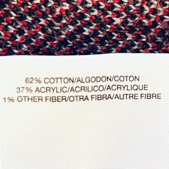 Anne Klein Buckle Neck Topper in Plaid Gray Combo (XL) New with Tag - Picture 8 of 10